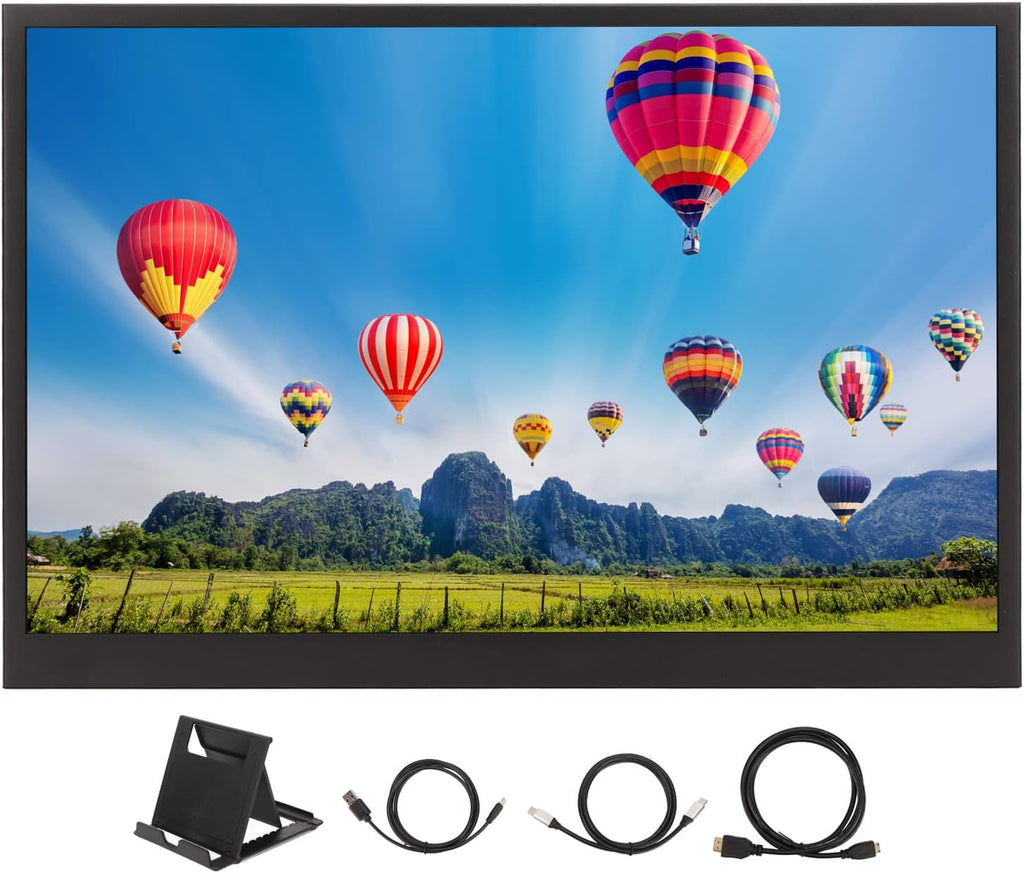 Gavigain Portable Monitor for Laptop 17in Computer External Screen 1440x900 178 Degree Viewing Angle and Play Portable Travel Monitor for PC Phone for Xbox for PS5