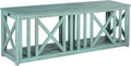 SAFAVIEH Outdoor Collection Branco White and Ash Grey Bench