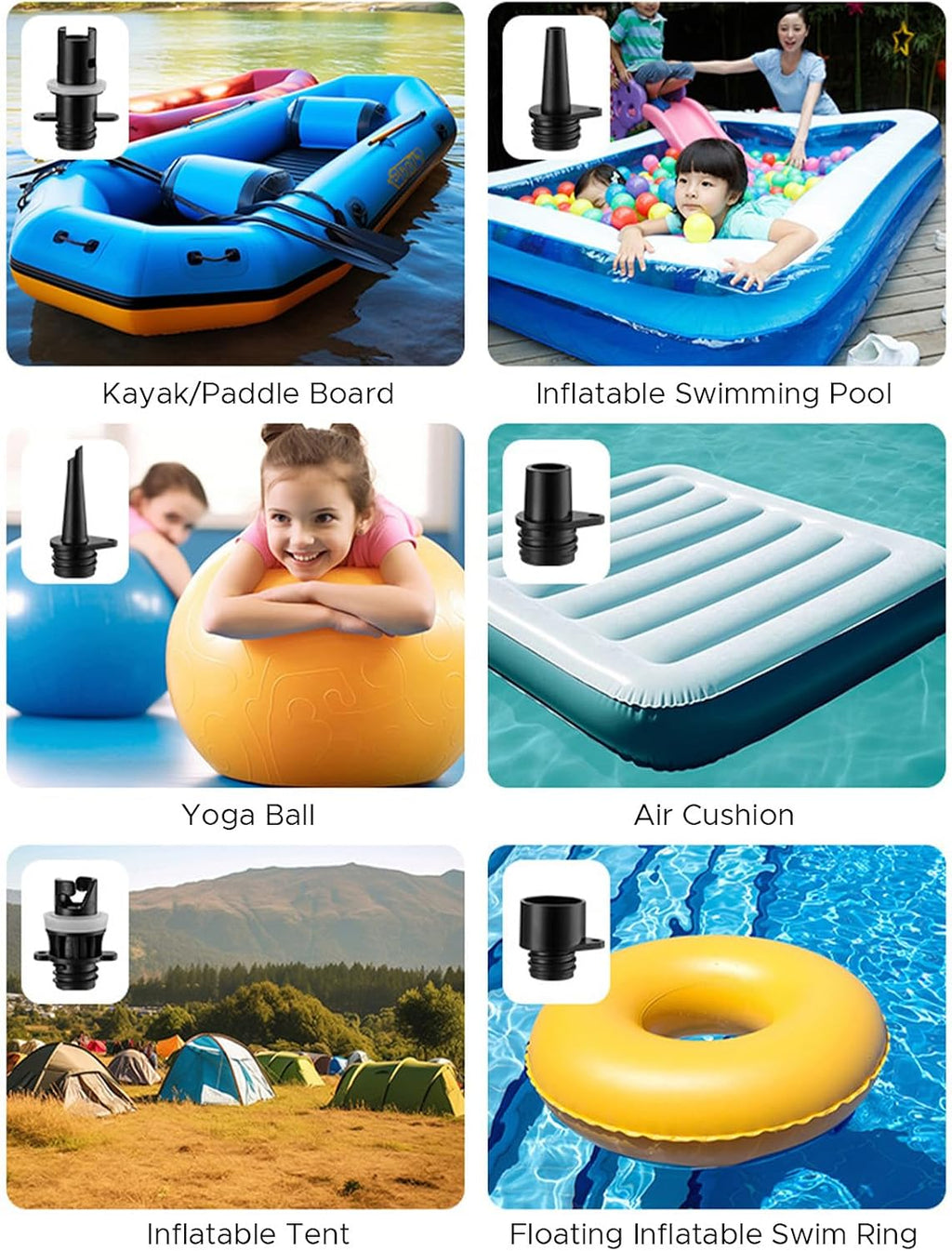FLEXMAN 20PSI 12V Paddle Board Pump Electric Portable, Rechargeable Touchscreen Control with LED Light Inflator and Deflator for Paddle Board