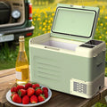 12 V Mini Car Refrigerator, RV Portable Car Fridge with Electric Compressor, for Camping, Truck, RV, Travel, Boat and Home Use