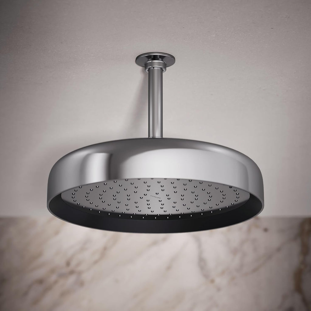 Kohler 26291-G-CP Statement® Round 12' single-function rainhead, 1.75 gpm, Polished Chrome