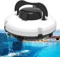 Cordless Robotic Pool Cleaner, Pool Robot Cleaner, Smart Fish Pool Vacuum with Inlet, Underwater Intelligent Machine Cleaning Equipment for Pool Bottom and Walls