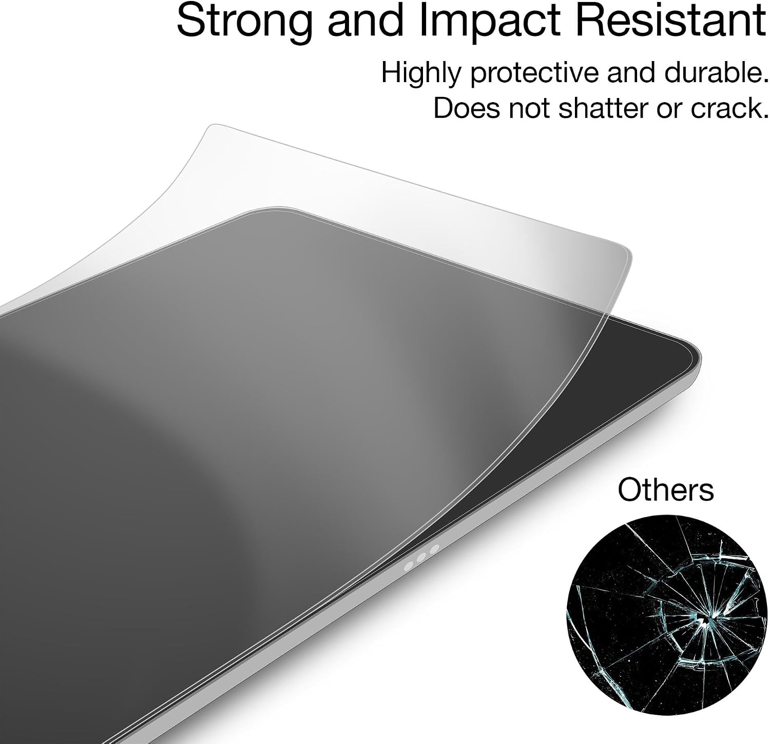BoxWave Screen Protector Compatible with Apple Studio Display (27 in) - ClearTouch Anti-Glare ToughShield 9H (2-Pack), Anti-Glare 9H Tough Flexible Film Screen Protector