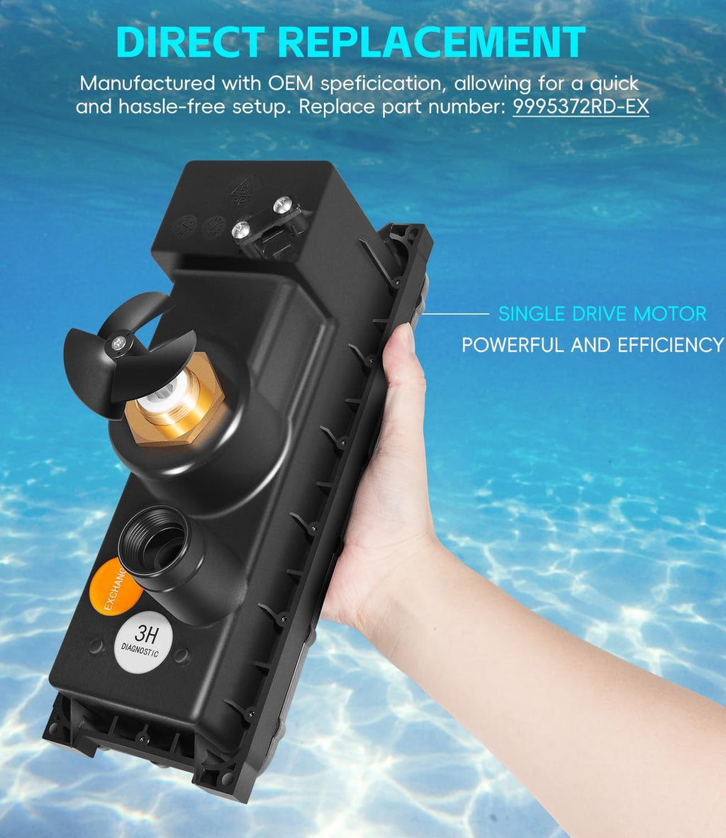 Sunluway Compatible with Dolphin Robotic Pool Cleaner Motor Unit 9995372RD-EX, Fits Advantage Plus, Deluxe 4, Discovery (Old), Edge, Premier, Prowler 830, and Triton (Old)