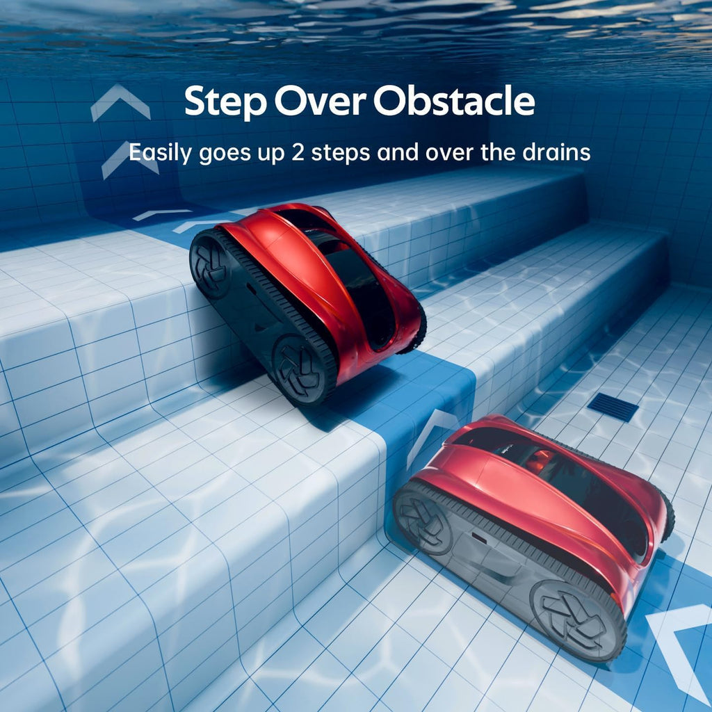 iGarden Pool Cleaner K Pro, 15H Runtime, Cordless Robotic Pool Vacuum for Inground Pools, Touchscreen, Smart Navigation, 200%Turbo Suction, Ultra-Fine Filtration, Auto-Parking