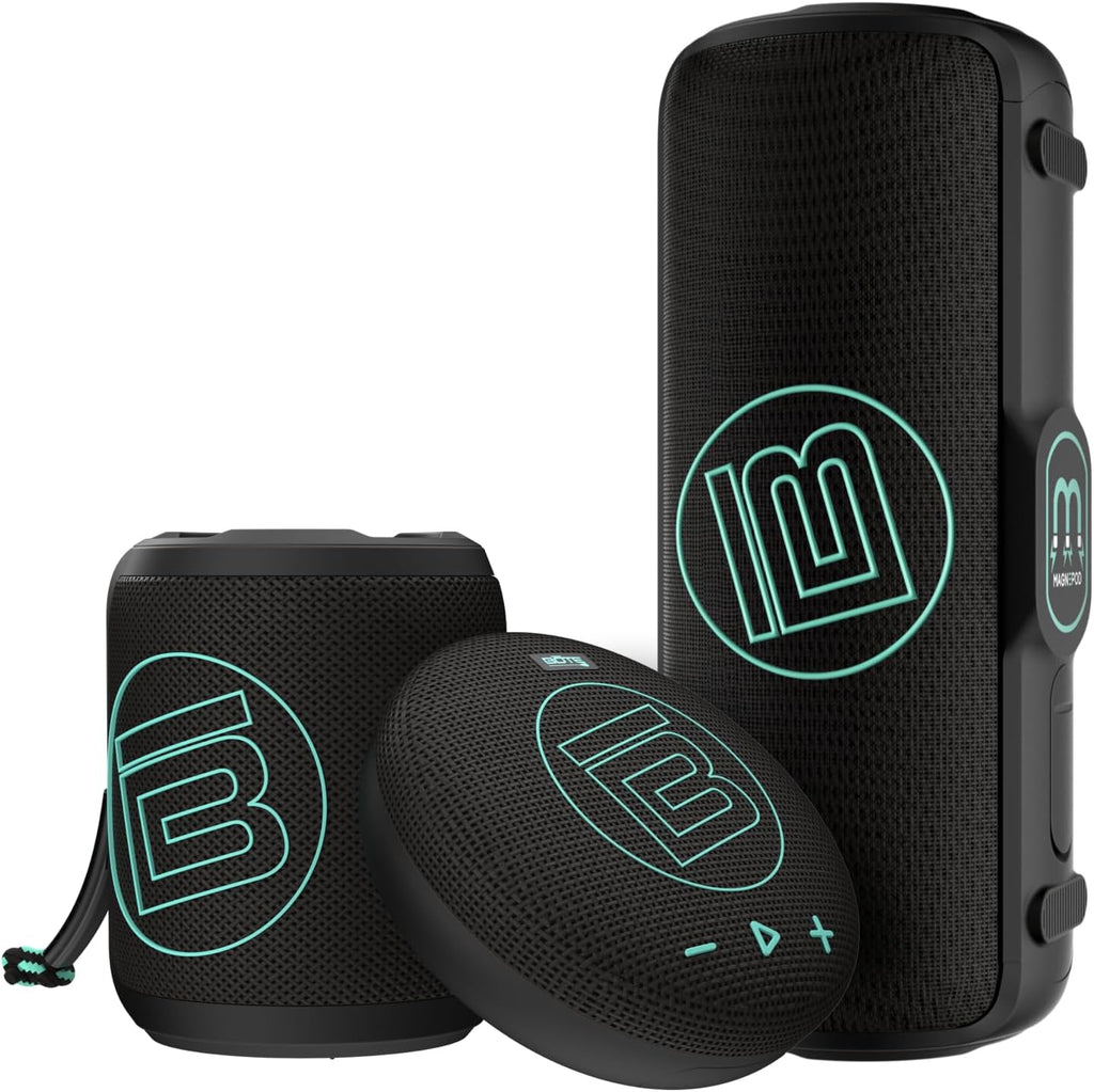 BOTE Paddle Board Waterproof MagneBoom Surge Bluetooth Speaker Watersports SUP Surf Boating Lake Float Docks Beach Universal Portable Sound Device 8 Hour Playtime
