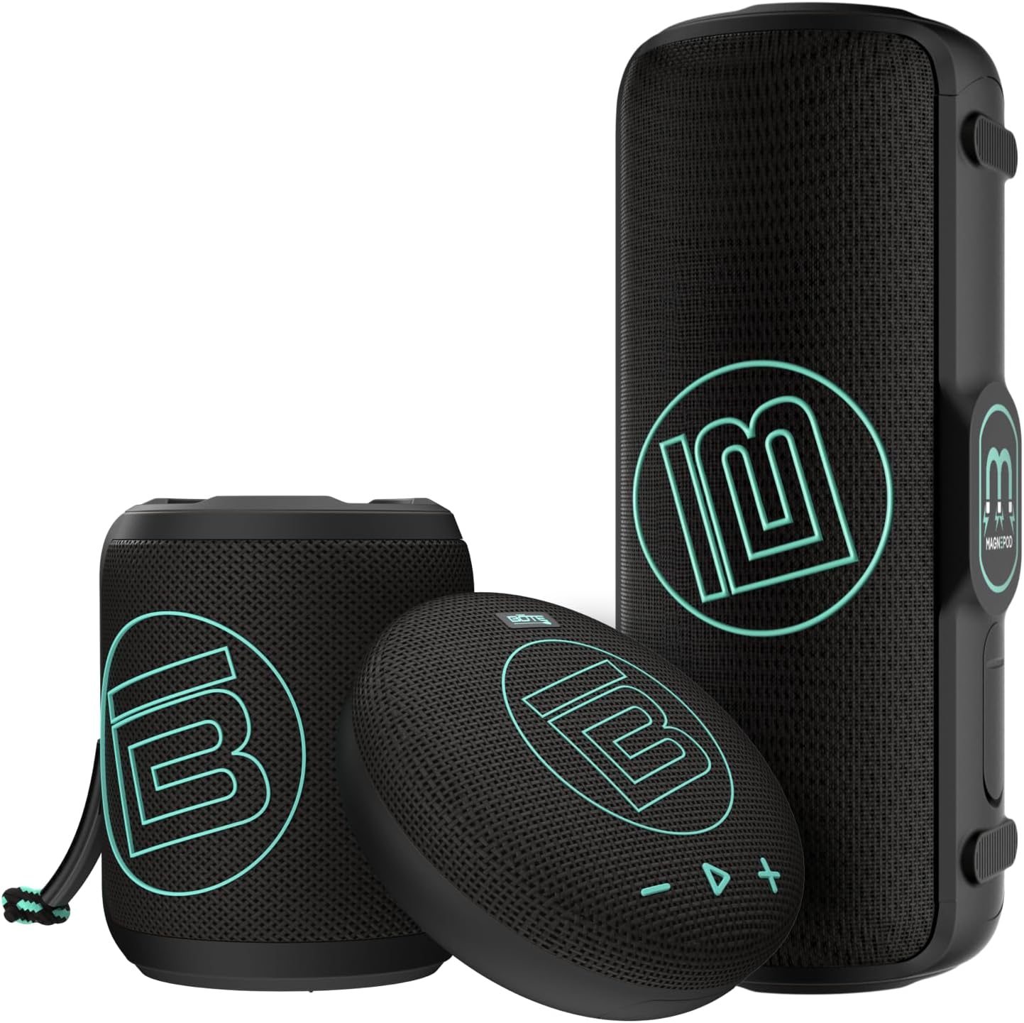 BOTE Paddle Board Waterproof MagneBoom Surge Bluetooth Speaker Watersports SUP Surf Boating Lake Float Docks Beach Universal Portable Sound Device 8 Hour Playtime