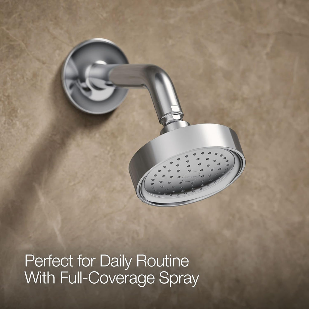 KOHLER K-T14421-3-CP Purist Rite-Temp Pressure-Balancing Bath and Shower Faucet Trim, Polished Chrome