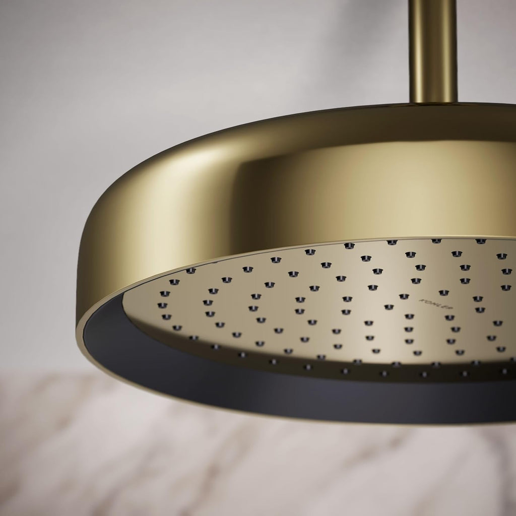Kohler 26291-G-AF Statement® Round 12' single-function rainhead, 1.75 gpm, Vibrant French Gold