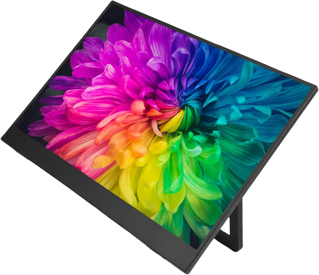 14in Portable Monitor, 1920 * 1200P Laptop Screen with USB C, HDMI Gaming Monitor with Kickstand, 60Hz, 178° Viewing Angle, Ultra Slim for Travel and Office Use