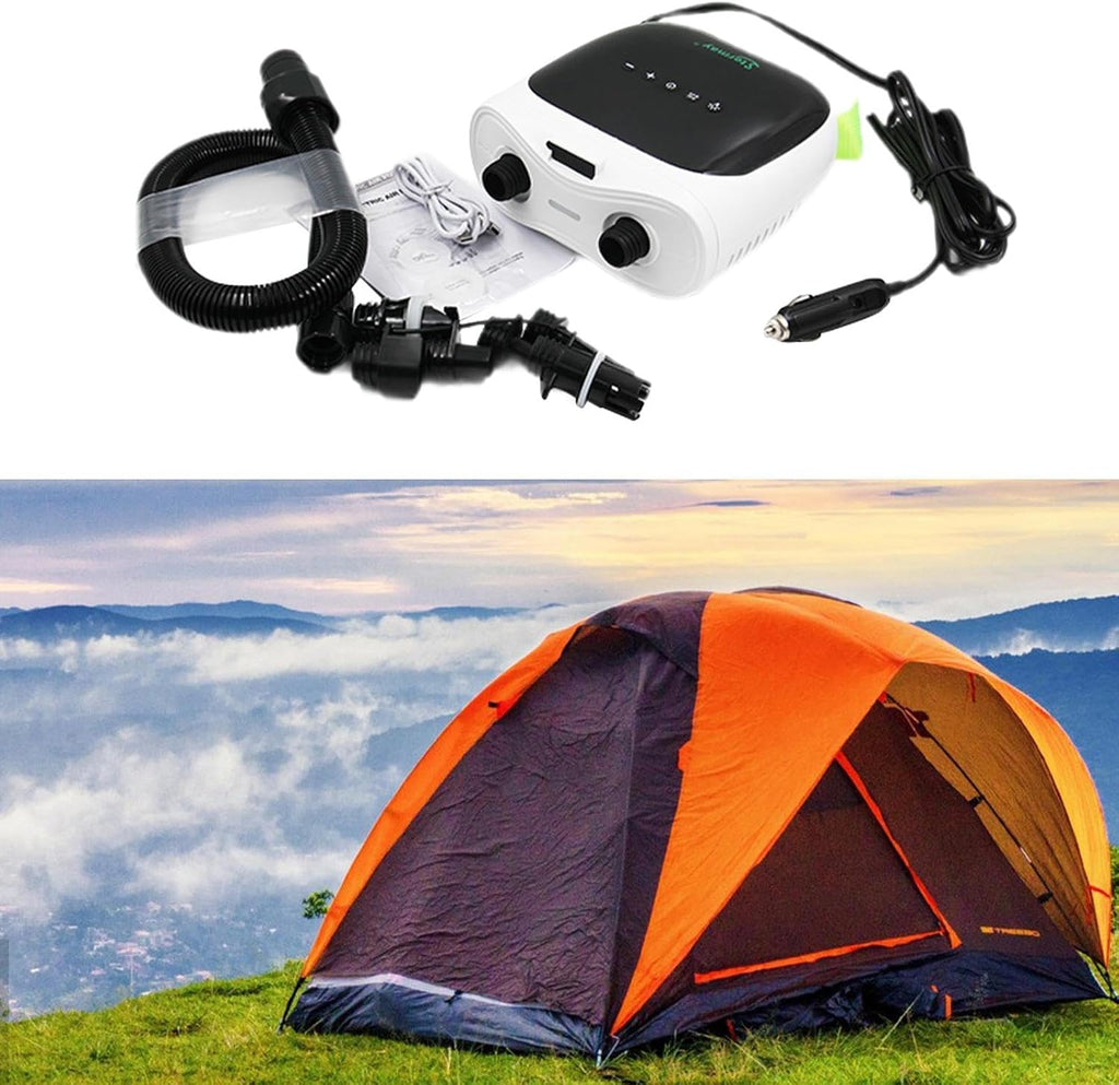 Portable Electric Air Pump Small Multiuse for Tents Paddle Board Air Beds
