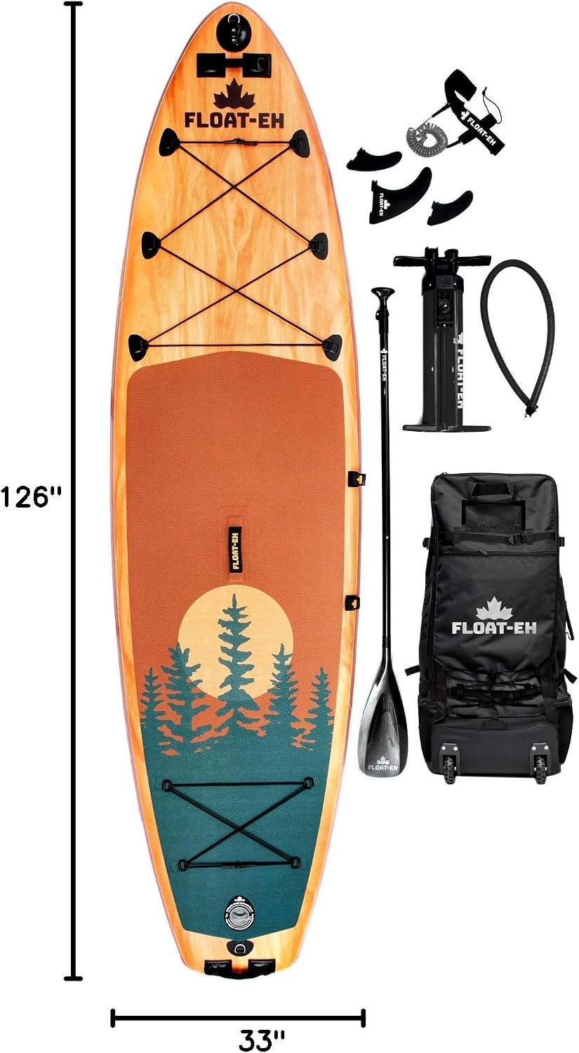 The Woodlander Board - Float-Eh Premium Inflatable 10'6 All-Around Paddle Board
