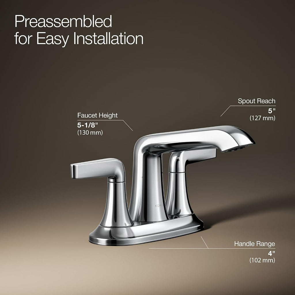 Kohler K-22021-4-BL - Bathroom Sink Faucets Faucet