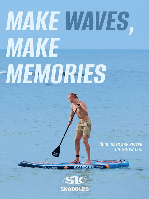 11'6 × 35' Inflatable SUP–Super Wide, Stand Up Paddle Board for Adults, Youth, Family & Pets, High Weight Capacity, Non-Slip EVA Deck, Premium Accessories