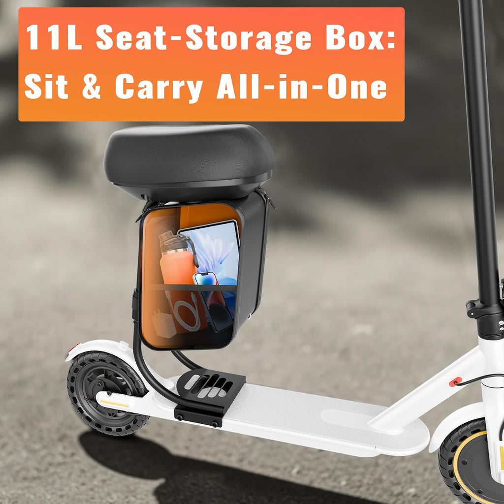 Qlaway 8.5' E Scooter for Adults 19/22 MPH 350/500W Motor 187.2/288.6/441WH Battery, Motorized Scooter Up to 22 Miles Range, Foldable Bearing 265 LBS/APP Control