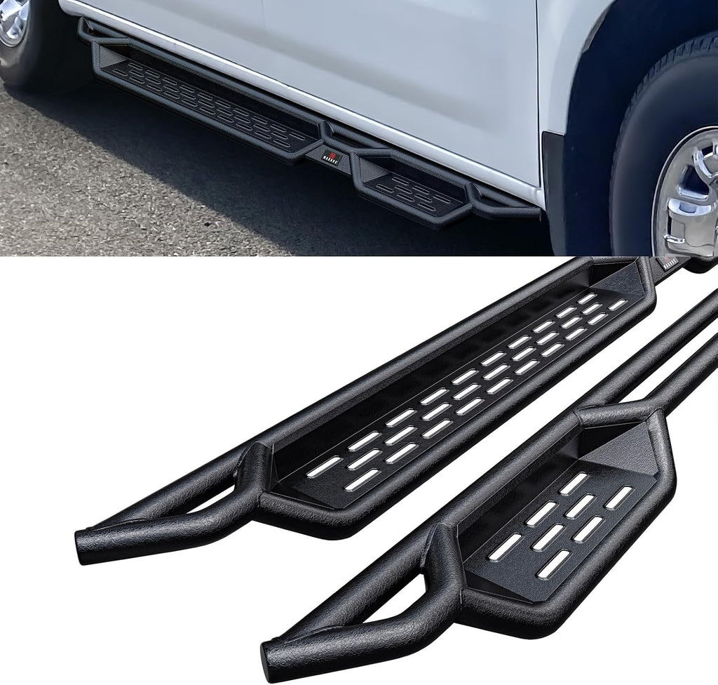 HD Ridez Drop Down Style Running Boards Side Step Compatible with Nissan NV 1500 2500 3500 2012-2021 Full Size Van