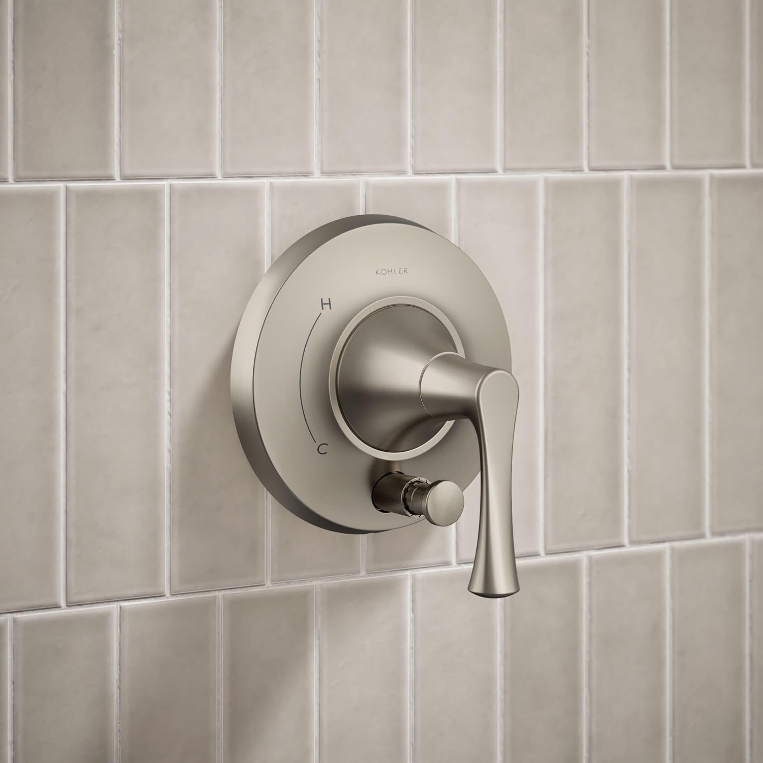 Kohler T35943-4G-BN Buckley™ Rite-Temp® shower trim kit with push-button diverter, 1.75 gpm, Vibrant Brushed Nickel