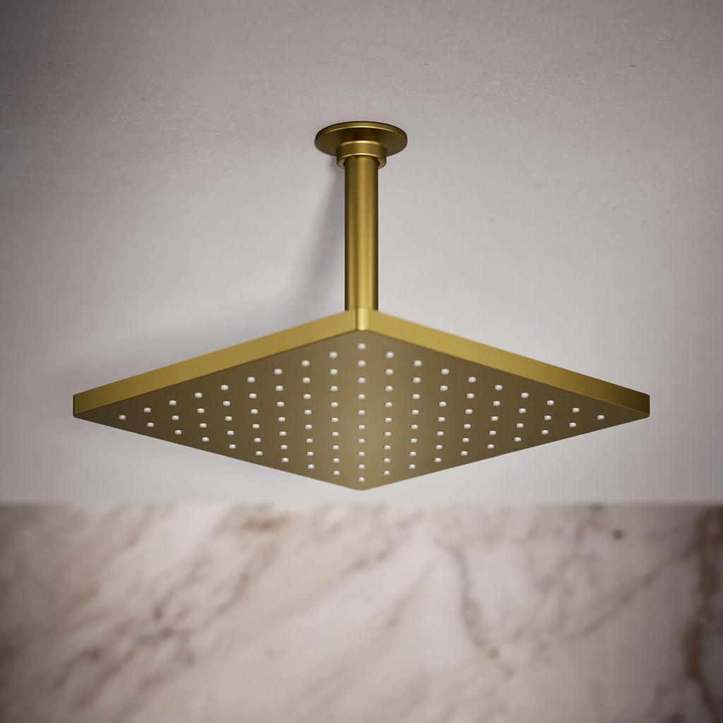 Kohler 26149-G-2MB Honesty® 10' single-function rainhead, 1.75 gpm, Vibrant Brushed Moderne Brass