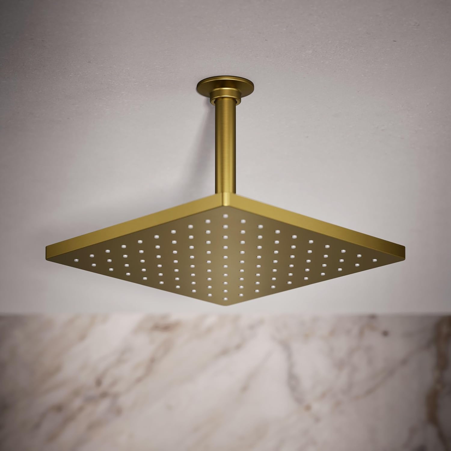 Kohler 26149-G-2MB Honesty® 10' single-function rainhead, 1.75 gpm, Vibrant Brushed Moderne Brass