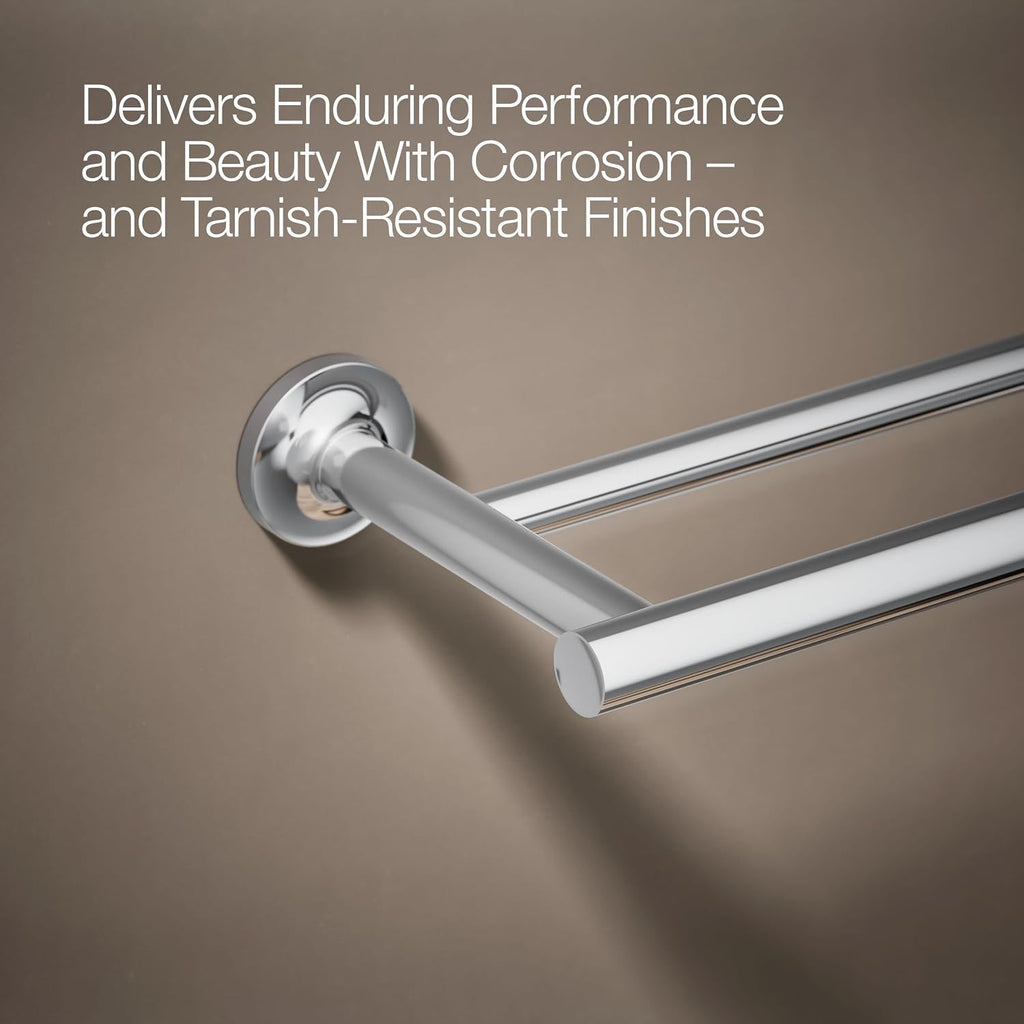 Kohler 14375-CP Purist® 24' Double Towel bar, Polished Chrome