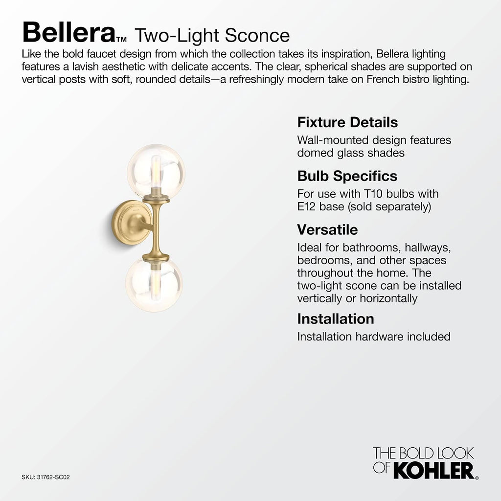 KOHLER Bellera 2-Light Sconce