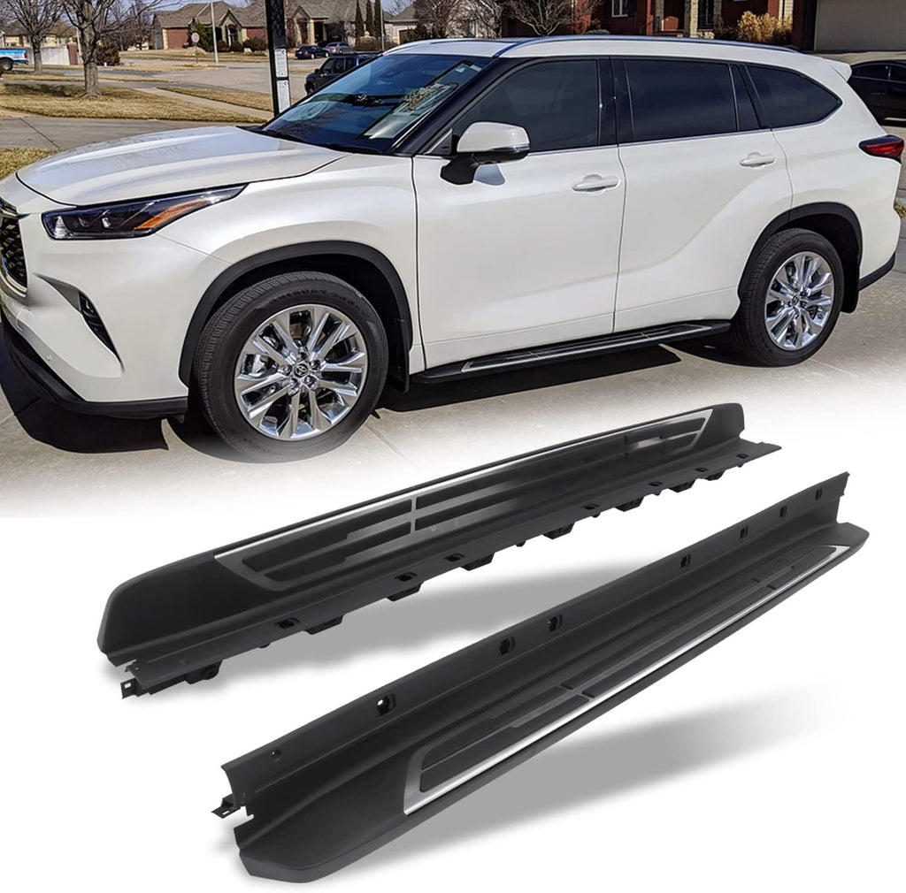 Running Boards Fit for 2020-2026 Toyota Highlander L LE XLE XSE Limited Platinum Hybrid Bronze Edition Side Steps Bar