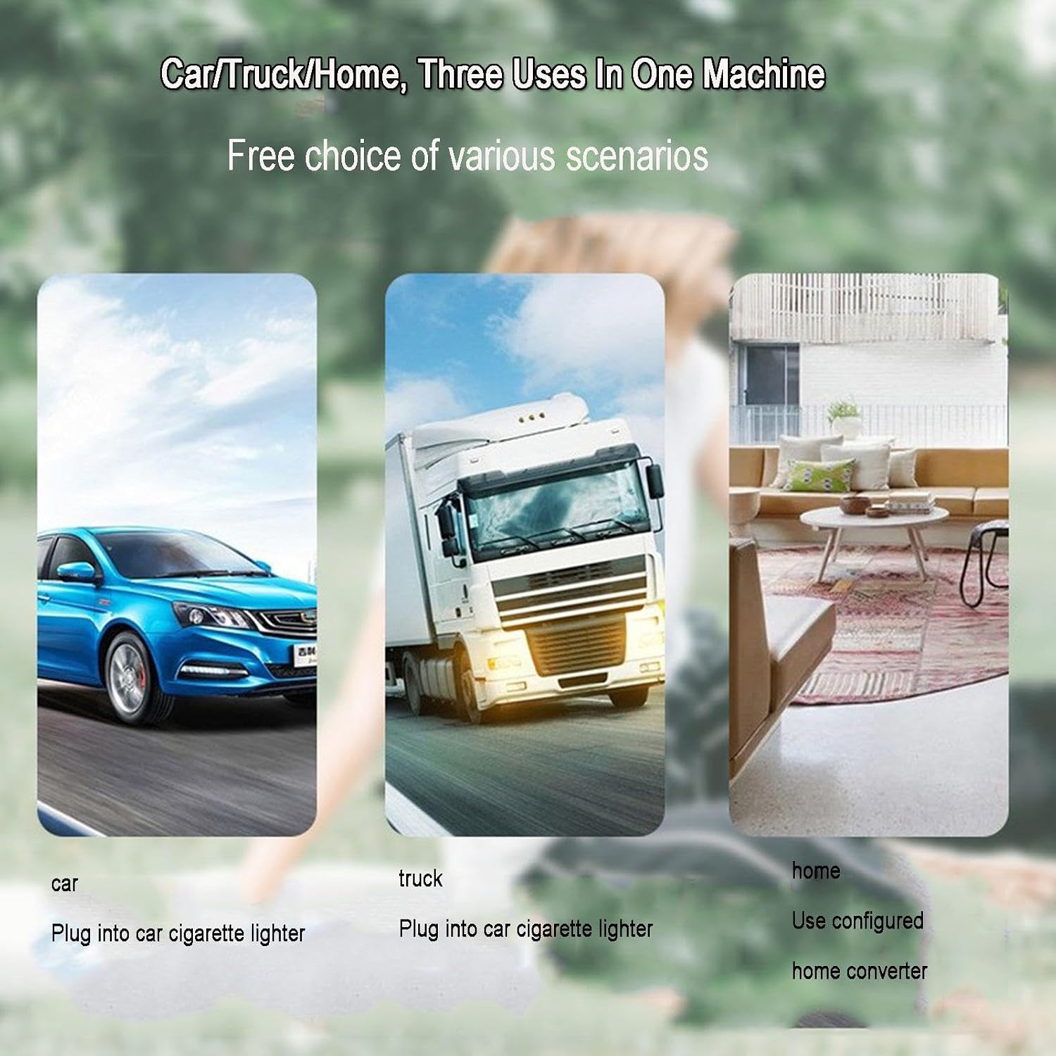 Car Refrigerator Compressor Refrigeration 12v/24v Car Home Dual-Purpose Refrigeration Car Truck Quick-Freezing Small Freezer for Skincare, Beverage, Food, Home, Office and Car