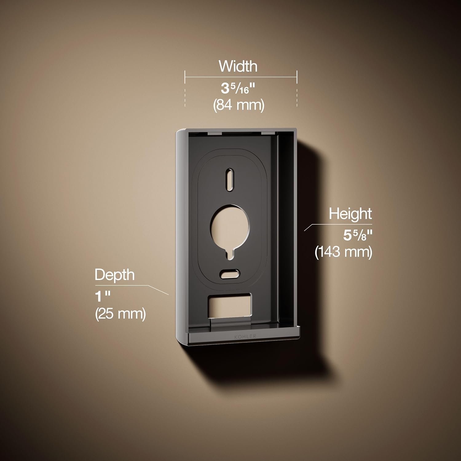 Kohler 99694-TT DTV+™ Interface mounting bracket, Vibrant Titanium