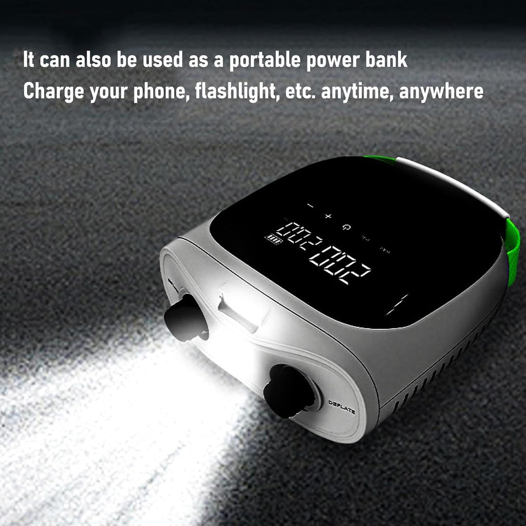 Eujgoov Paddle Board Inflator, Portable Electric Pump for Car Inflatable Stand Up Paddleboard Boats Kayak, Compact with LCD Display, 3700mAh Rechargeable Battery