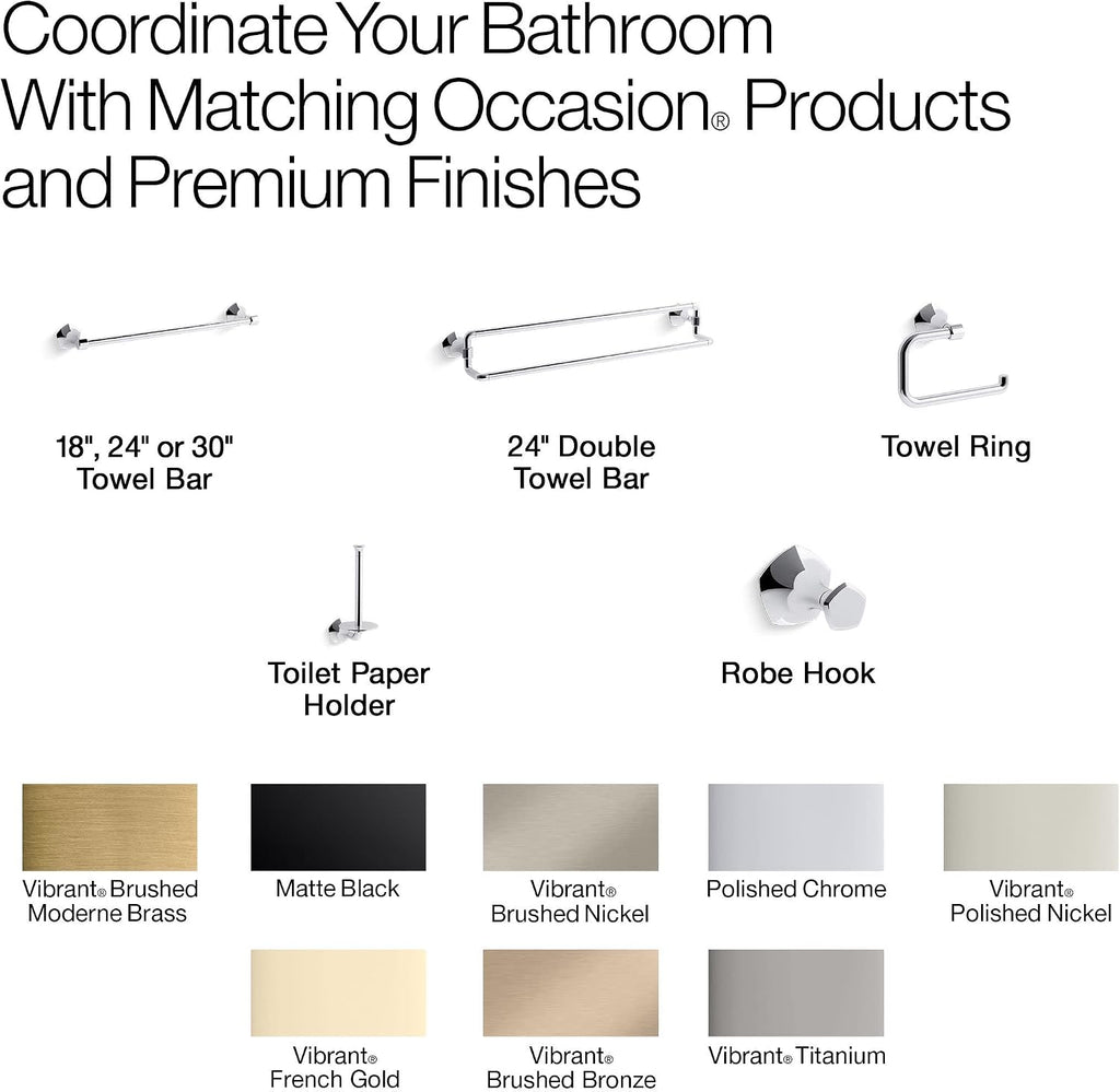 OCCASION™ PIVOTING TOILET TISSUE HOLDER