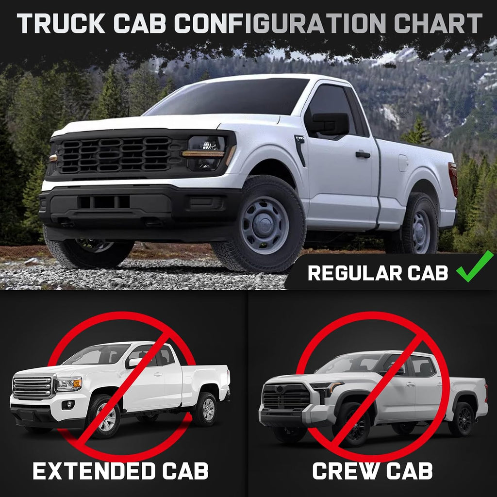 SMANOW Running Boards Compatible with 2005-2014 Toyota Tacoma Regular/Standard/Single Cab, Black Drop Down Side Steps Rock Sliders. Tacoma Running Boards Made with Carbon Steel.