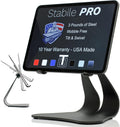 Thought Out Stabile PRO Pivoting iPad Stand - Black - Made in USA - Compatible with Apple iPad