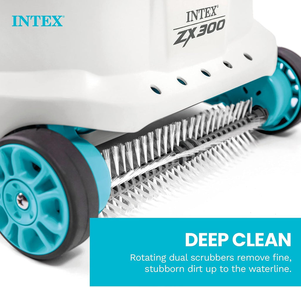 INTEX 26329EH Ultra XTR 18ft x 52in Above Ground Swimming Pool Set with Sand Filter Pump and Deluxe Automatic Vacuum Cleaner