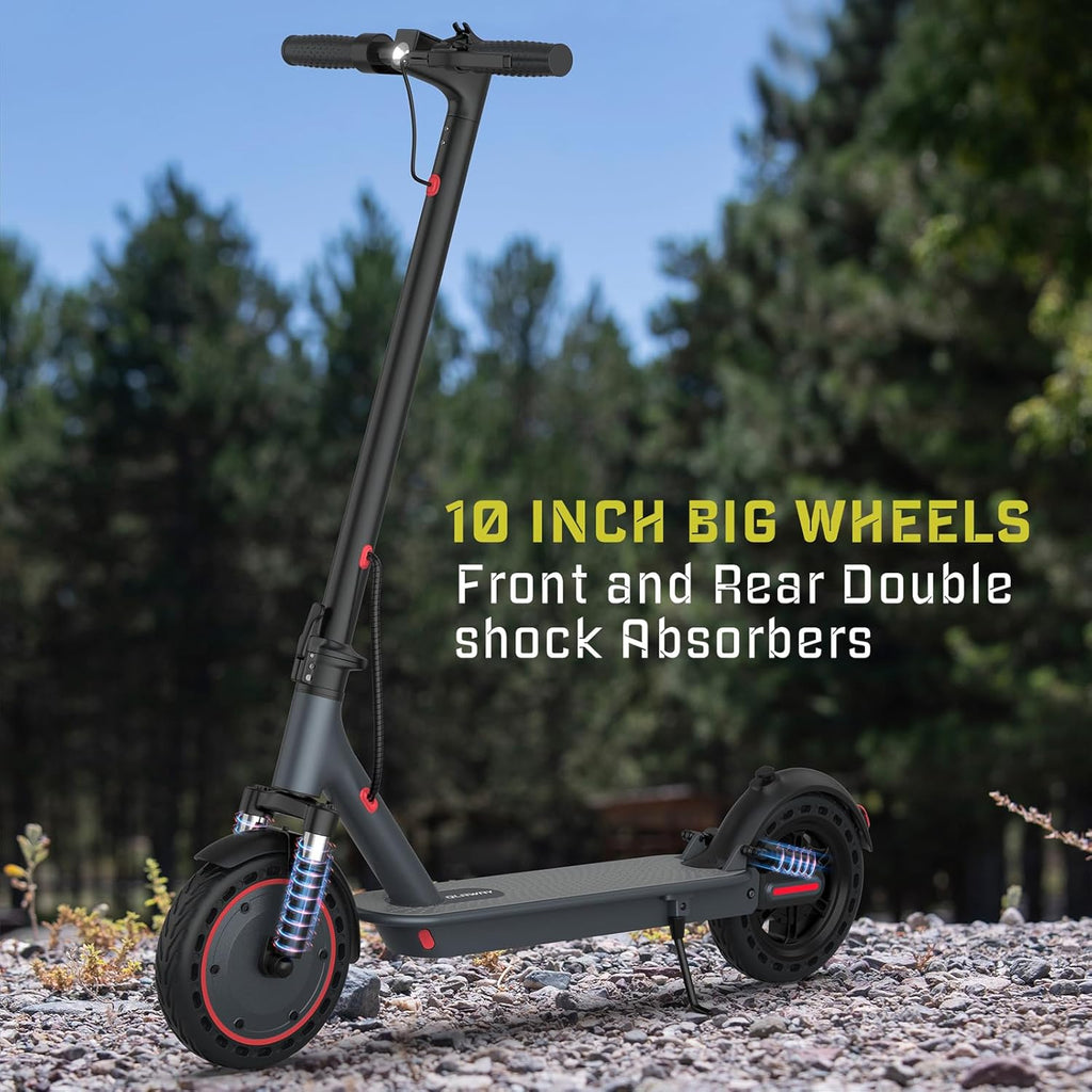 Qlaway 8.5' E Scooter for Adults 19/22 MPH 350/500W Motor 187.2/288.6/441WH Battery, Motorized Scooter Up to 22 Miles Range, Foldable Bearing 265 LBS/APP Control