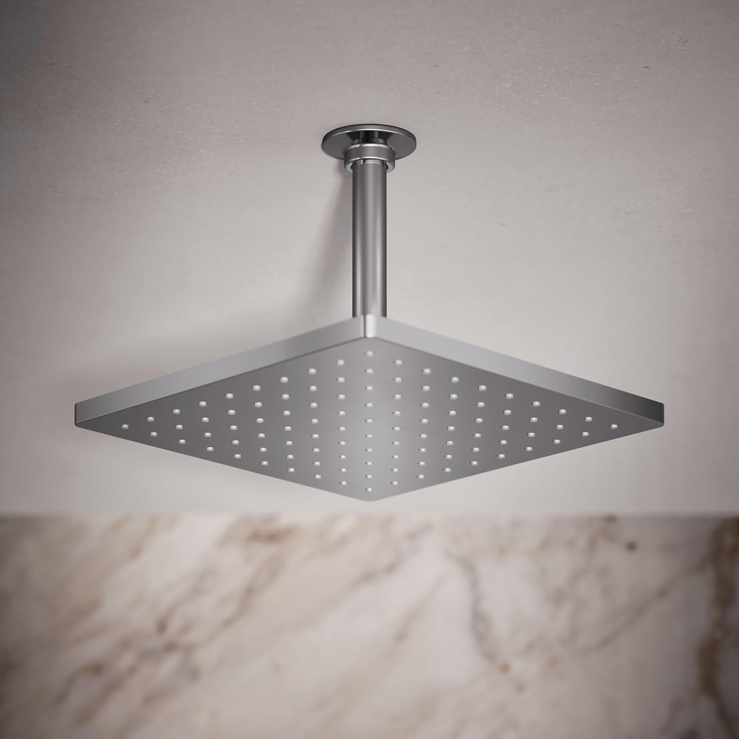 Kohler 26149-G-CP Honesty® 10' single-function rainhead, 1.75 gpm, Polished Chrome