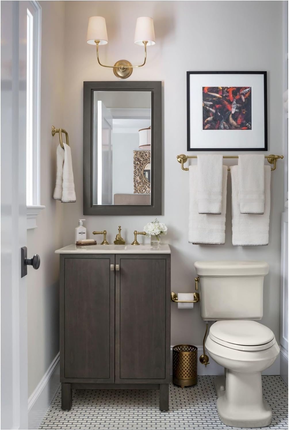 Kohler K-72573 Artifacts Single Bar Horizontal Tissue Holder - Matte Black