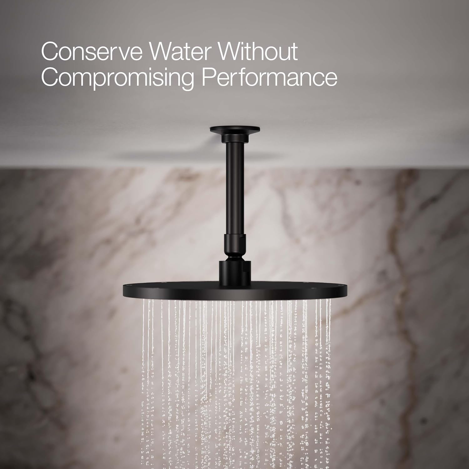Kohler 10 CONTEMPORARY ROUND RAIN SHWHD,1.75GPM