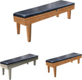 RACK Tuscany 6-Foot Storage Bench (Brown) – Billiard Organizer with Padded Seat