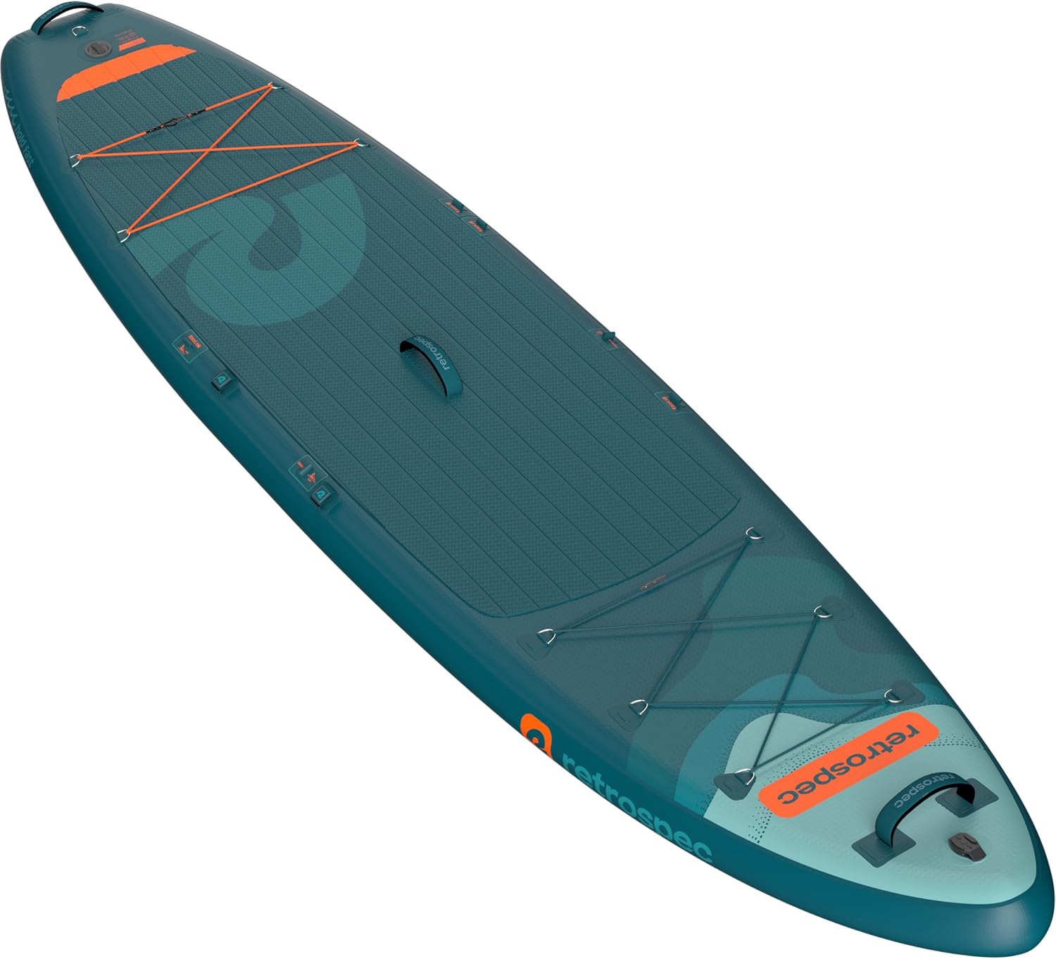 Retrospec Weekender Tour 11'6 Inflatable Paddle Board - Lightweight Touring SUP with Paddle, Pump & Accessories - Stable, Puncture-Resistant Design with No-Slip Deck & Storage Bungees