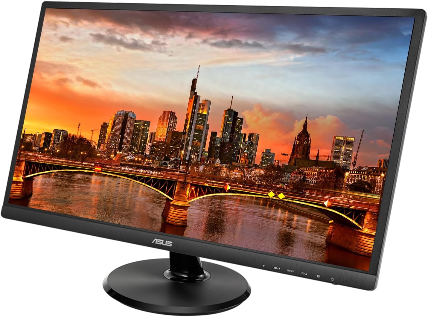 ASUS VA329HE 32-inch 1080P 75 Hz Full HD LED Backlit LCD Monitor, 2-Pack Bundle with VGA, HDMI, Eye Care, Ultra-Low Blue Light, Desk Mount Dual Monitor Stand