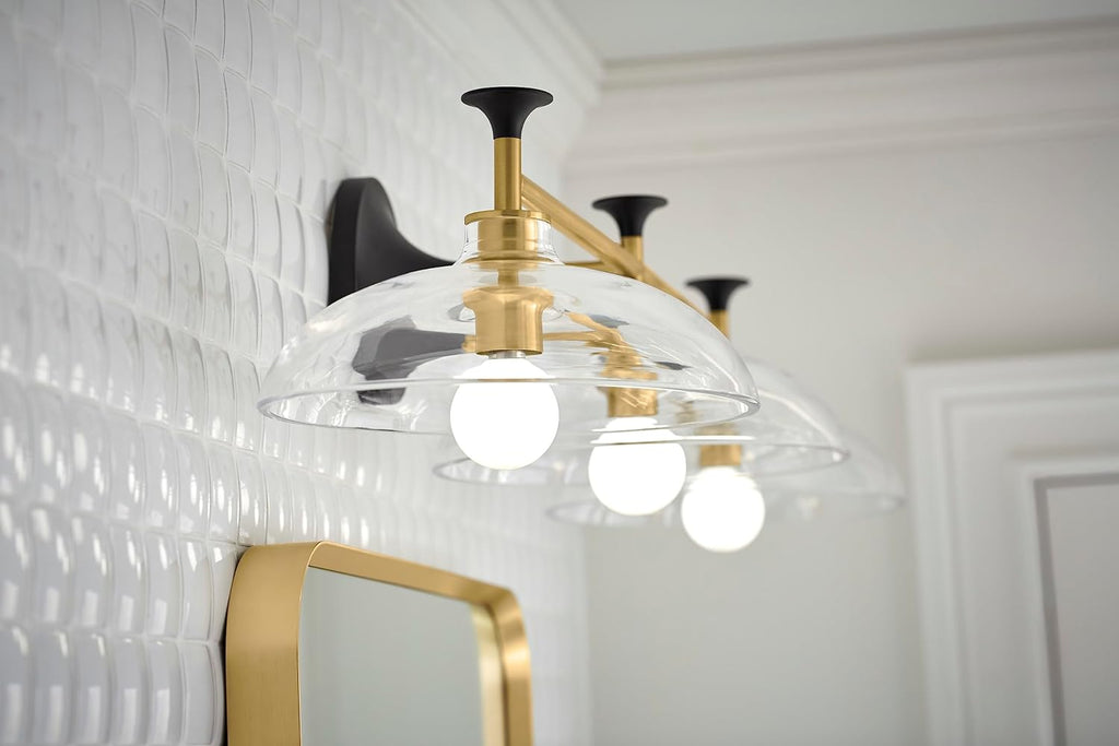 Tone 3 Light Sconce - Brushed Moderne Brass 31770-SC03-2GL Kohler