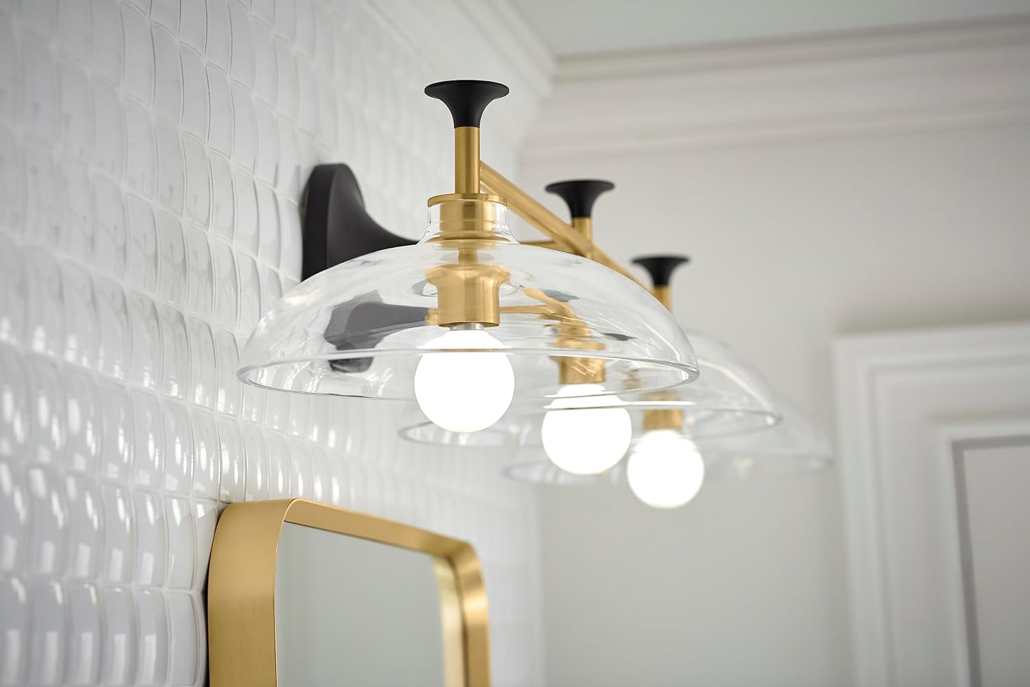 Tone 3 Light Sconce - Brushed Moderne Brass 31770-SC03-2GL Kohler