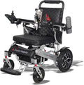 Culver Mobility Wolf Electric Wheelchair for Adults – Lightweight, Foldable, All-Terrain Power Wheelchair XL with Remote Control. Gift: Travel Bag, Cup Holder & Phone Holder (Black).