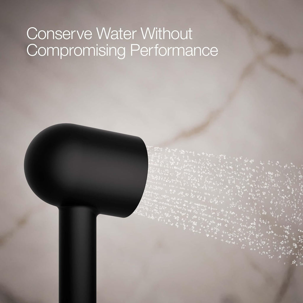 KOHLER 26286-BL Statement Single-Function HAND SHOWER, Maximum Spray Performance with an Easy-to-clean Surface, Matte Black, 2.5 GPM