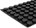 Bumper Specialties Self Adhesive Bumper Feet 0.780' x 0.200' (19.8mm x 5.1mm) Black Cylindrical Polyurethane Pads for Industrial Surface Protection, 3,360 Pieces per Box, BS41