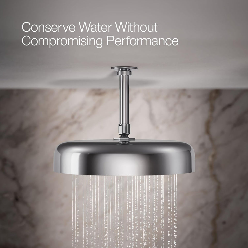 Kohler 26291-G-CP Statement® Round 12' single-function rainhead, 1.75 gpm, Polished Chrome