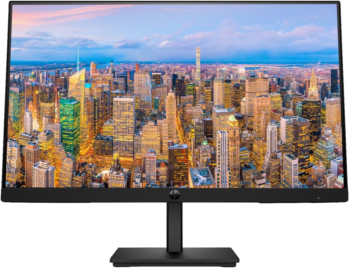 HP Series 3 Pro 24-inch 324pf Full HD (1920 x 1080) LCD IPS Monitor, 2-Pack, VGA, DisplayPort Bundled with Desk Mount Dual Monitor Stand