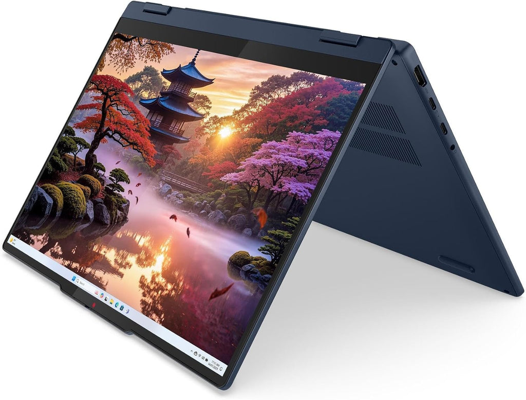 Lenovo 2025 IdeaPad 5 2-in-1 14AKP10 Personal Laptop - 14' 1920x1200 Touchscreen - AMD Ryzen AI 7 350-16GB RAM-2TB SSD - AMD Radeon 860M Graphics - HD Audio - 1080P + IR Camera - W11H - Cosmic Blue
