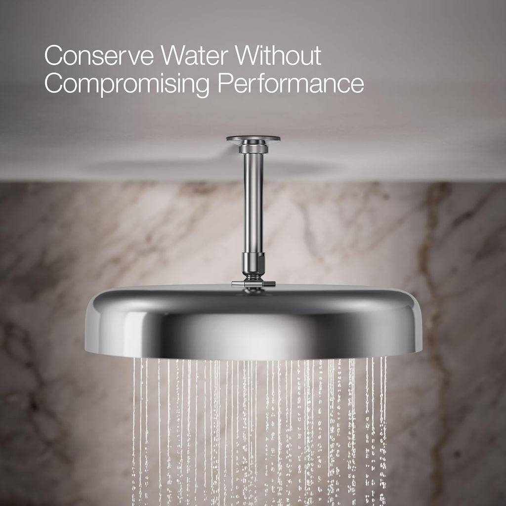 Kohler 26292-CP Statement® Round 14' single-function rainhead, 2.5 gpm, Polished Chrome