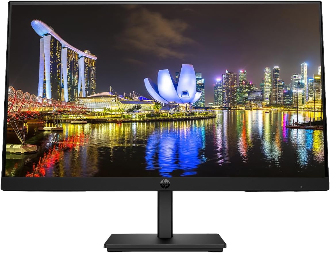 HP Series 3 Pro 22-inch 322pf Full HD (1920 x 1080) LCD IPS Monitor, 2-Pack, VGA, DisplayPort Bundled with Desk Mount Dual Monitor Stand